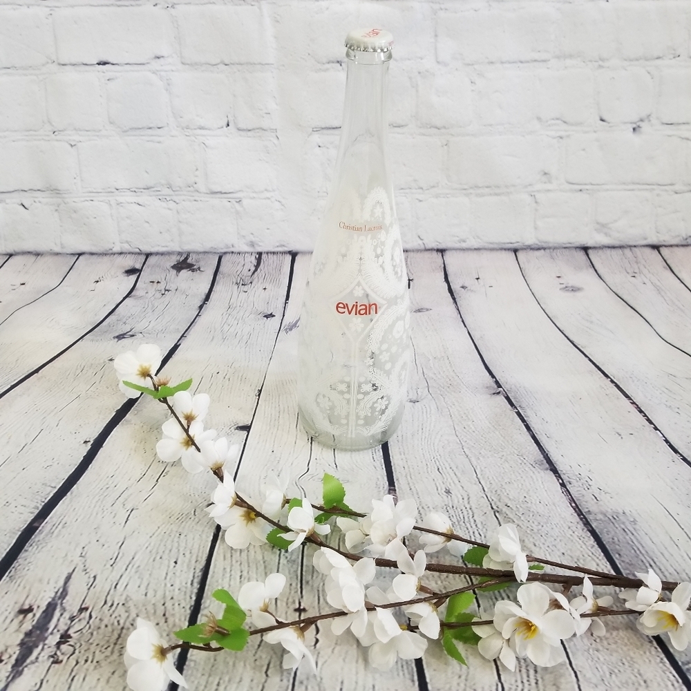 Evian collectable snowflake 750 ml bottle